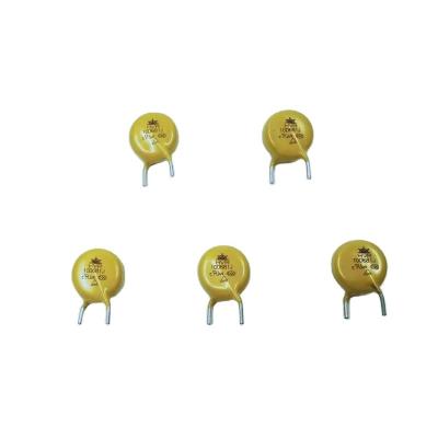 China China Original Manufacturer Passive Electronics Components , MOV 10mm HVR10D681K Yellow Zinc Oxide Varistor 10mm for sale