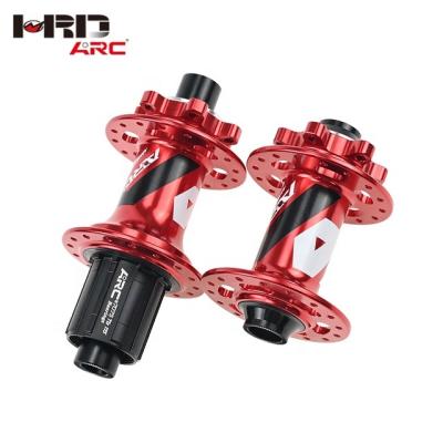 China Factory direct sale 15x100 12x142 hubs 32h 9x100 10x135 disc MTB hubs 32h 9x100 10x135 aluminum alloy MT-009F/R quick release bicycle hub mountain bike hub for sale