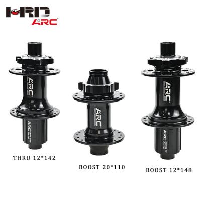 China MT-009F/R Super Loud ARC Pawls Aluminum New 6 Raise 12MM*142MM Bike Hubs Front 20MM*110MM Through Axle MTB Hub Shimano 12s Bicycle Hub for sale