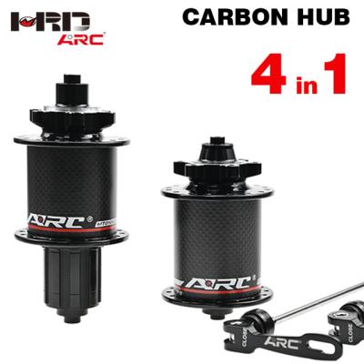 China Carbon fiber New MT010F/RCB pro 4in1 ARC 8-11s shimano carbon fiber 6 pawls NBK 9/15*100 10*135 12*142 bearing MTB disc brake bike hub for sale