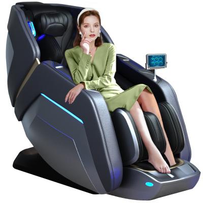 China 2023 New Product Luxury Dual Full Body Heating Therapy 145Cm SL Track 4D Massage Chair 4D Weightless for sale