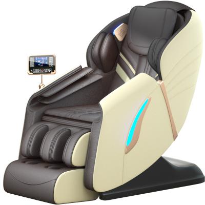 China Luxury Airbag Wrapped Massage Chairs For Sale SL Shape Weightless Recliner Electric 3D Massage Chair for sale