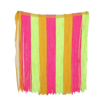 China Easy to Match Wholesale Fancy Long Fringes Trim for Dance Dress for sale