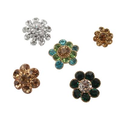 China Viable Kavatar Rhinestone Embellishments Rhinestone Button for DIY Bling Accessories for sale