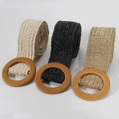 China Wholesale Leisure Style 35 Inch Woven Fabric Stretch Waist Support Belt For Women for sale