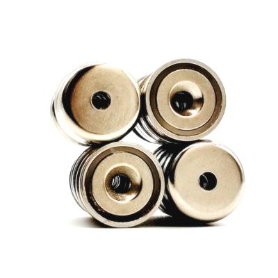 China Industrial Super Strong Magnetic Neodymium Magnet Holder Permanent Pot Cup Magnet for sale