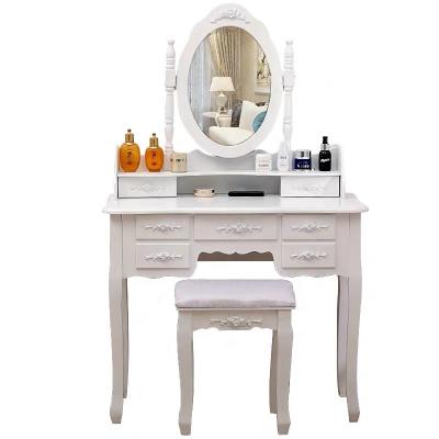 China Foldable luxury white modern dresser mirrored bedroom and dressers for sale