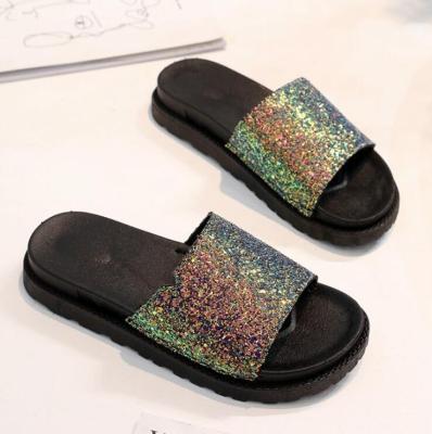 China Flat Chinese Shoes Women Flat Slippers Slides Female Sandals for sale