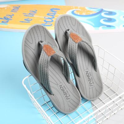 China CUSHIONING New Eva Frontier Soft Soled Trend Men Fashion Flip Flops Anti Slip Seaside Beach Casual Shoes for sale