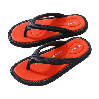 China Fashion trend men and women fashion flip-flops men's beach sandals PVC thick-soled outdoor slippers for sale