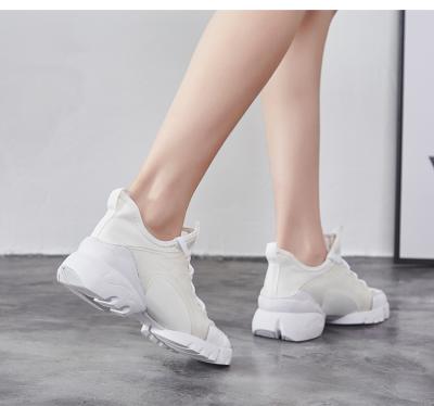 China The tennis star of fashion news fashion trend sports shoes women with soft lace and thick soled dad shoes for sale