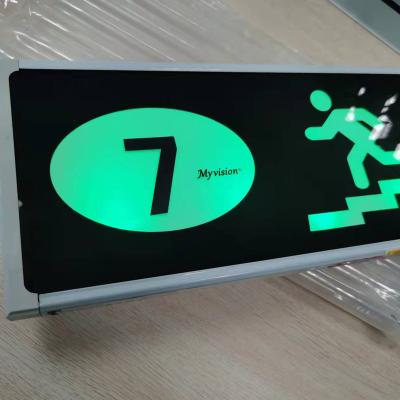 China Buildings Emergency Exit Power LED Fire Emergency Exit Sign Emergency Light 3w for sale