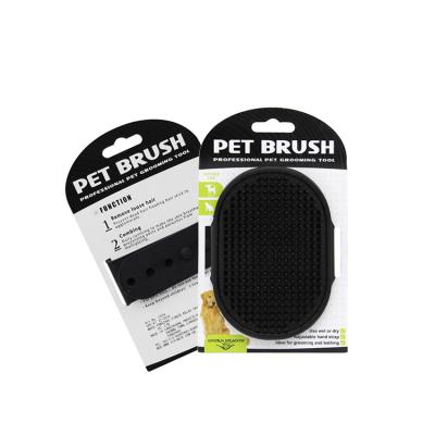 China New Viable Factory Design Pet Shampoo Massage Brush Dog Cat Hair Brush for sale