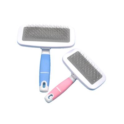 China Viable Dog Cat Hair Remover Pet Brush Deshedding Tool Pet Grooming Brush for sale