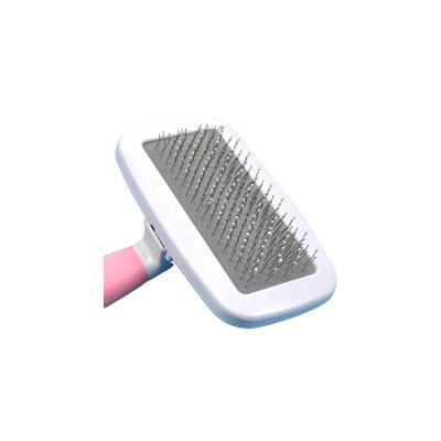 China Good Quality Pet Dog Grooming Tool Portable Pet Hair Brush Viable For Long Hair for sale