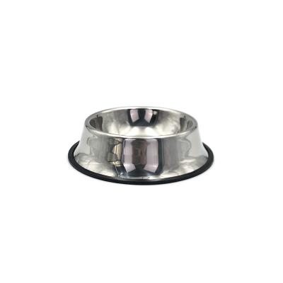 China Wholesale Hot Selling Dog Food Bowl Stainless Steel Non-Slip Bowl Pet Bowls Viable for sale