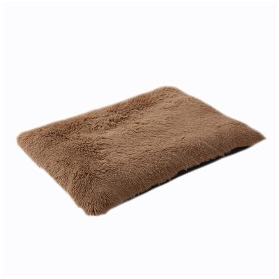 China Wholesale Price Pet Supplies Puppy Cat Cushion Mat Soft Fleece Breathable Pet Bed for sale