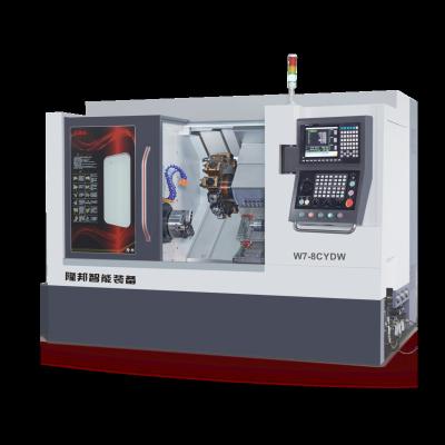 China LBIE W7-8CYDWI factory interpolated Y-axisTurning and milling machine tool tailstock hydraulic version high cost-effectiveness for sale