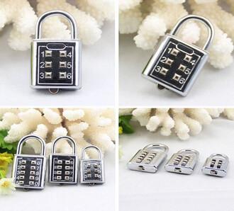 China 6-digit Combination Padlock Password Padlocks Bags Lock Luggage Locks CR-600 for sale