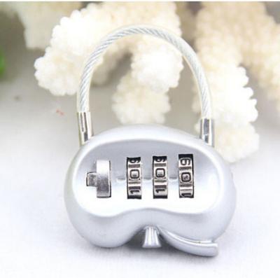 China 3 digit Combination Padlock Kidney Shape coded Lock Password Padlock Luggage Locks CR-138 for sale