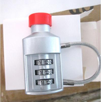 China 3 digit Combination Padlock Wine Bottle Shape coded Lock Password Padlocks CR-002 for sale