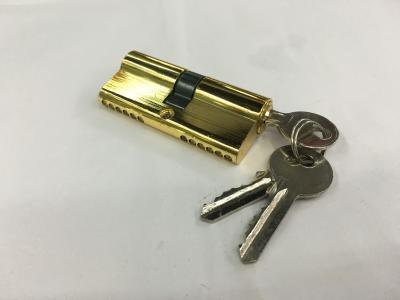 China 70mm Double Zinc Cylinder with 3 iron normal keys Surface finish GP for sale