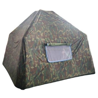 China Tube Type Tent Stake Inflatable Game Tent Easy Set Up Camouflage Safety Army Inflatable Tent For Kids for sale