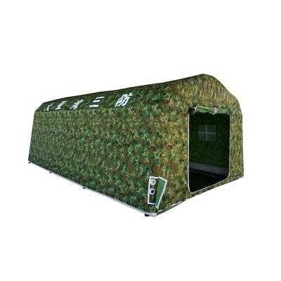 China Tube Type High Security Stake Tent Waterproof Canvas Inflatable Military Army Tent For Small Order for sale