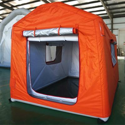 China Water proof customized pvc two-layer inflatable camping tent for sale for sale