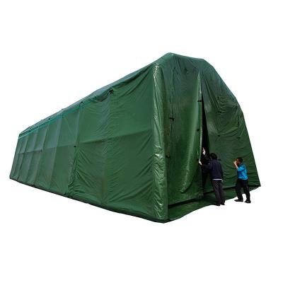 China Tube Type Tent Stake Manufacturer Large Space Military Tents Waterproof Inflatable Outdoor Military Tents For 100 Person for sale