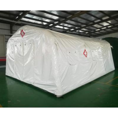 China Tube Type Tent Stake Airtight Large Hospital Inflatable Bed Tent Medical Treatment for sale