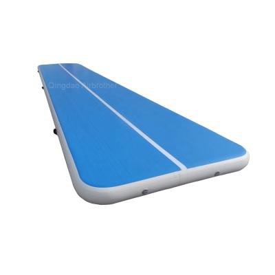 China Indoor or outdoor gymnastics traning and playing high quality DWF Airtrack inflatable gymnastics mat with factory wholesale price for sale