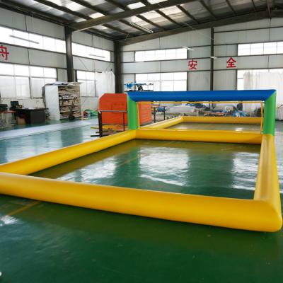 Китай Family or Business Use Water Play Equipment Commercial Grade Outdoor Water Games Inflatable Beach Volleyball Court For Sale продается