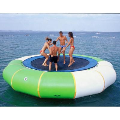 Κίνα Custom Inflatable Water Trampoline Air Bouncer Paly Water Play Equipment Factory Water Jumping Bed προς πώληση