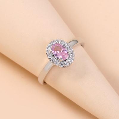 China CLASSIC Fashion Handmade High Quality Alloy Inlaid Rose Zircon Open Ring Diamond Ring Ladies Anniversary Wedding Ring Jewelry Gift for sale