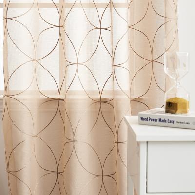 China Modern i@home Window Curtains Sheer Optical Sheer Living Room for sale