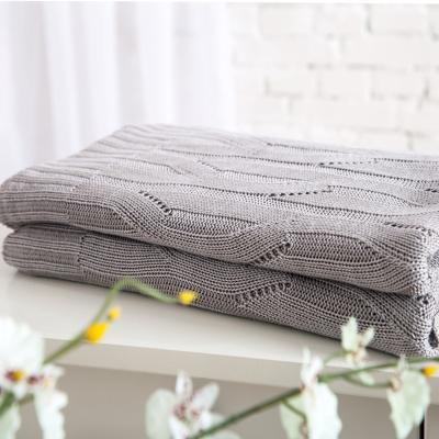 China Customized i@home Woven Anti-static Bamboo Cooling Sofa Throw Blanket For Summer for sale