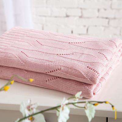 China Modern i@home Super Soft Woven Woven Bamboo Cooling Knitted Sofa Throw Blanket for sale