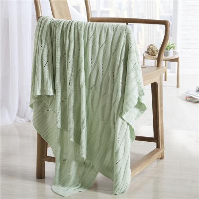 China Anti-Static Cold Feeling Comforter Bed Sofa Sofa Summer Bamboo Cooling Flannel Throw Blanket Soft Blanket for sale