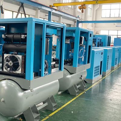 China 1,52 M3 Kombinierter Schraubenkompressor 20 PS 15 kW Schraubenkompressor zu verkaufen