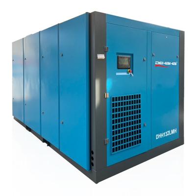 中国 2 - 5 Bar Variable Speed Low Pressure Screw Air Compressor For Textile Industry 販売のため