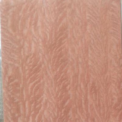 China Tigerwood Contemporary Red Color Dyed Veneer For Interior Design for sale