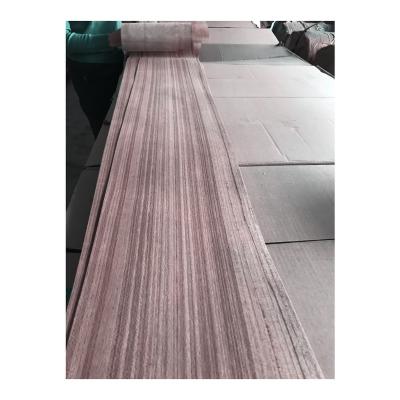 China Modern ZEBRA WOOD VENEER WITH FLEECE PAPER FOR SALE for sale