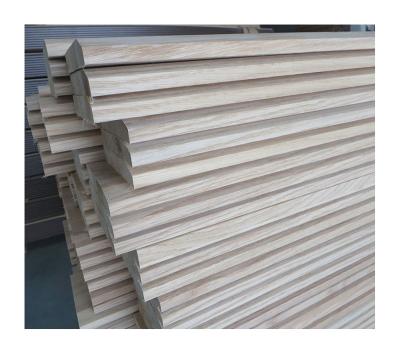 China Modern unfinished oak veneered skirting; quality oak veneered architrave for sale