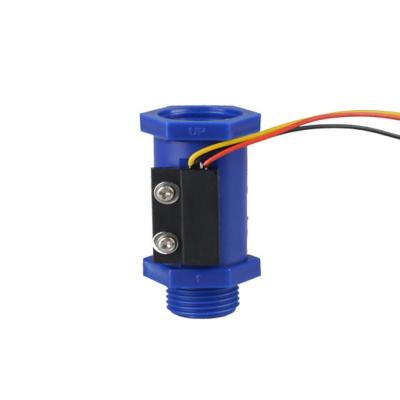 China 1~30L/Min plastic water meter pulse flow sensor. Hall Effect Magnetic Water Meter Pulse Sensor G1/2