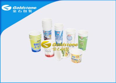 China Various Specification Plastic Yogurt Cups For Fresh Milk / Desserts / Ice Cream for sale