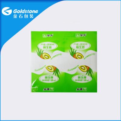 China Material plástico laminado amistoso del acondicionamiento de los alimentos de la película del lacre de la taza del yogur de Eco en venta