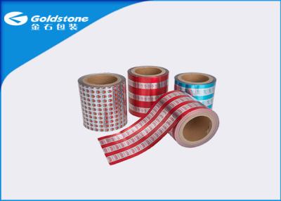 China Good Seal Laminated Seal Aluminium Foil Lids Cap Film Roll With Vivid Pattern for sale