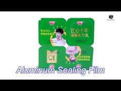 pressure and drop resistance aluminum sealing film in rolls for common plastics