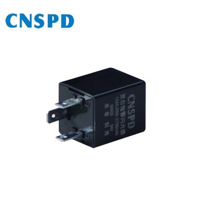 China AgSnO2 12v 24v 3 Pin Auto Electronic Flasher Relay for sale